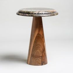 Green Forest marble-Walnut wood