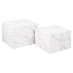 Utförande – 58x58 cm Vit Carrara