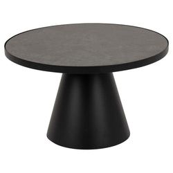 Utförande – Soffbord Rund 66 cm Svart