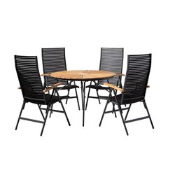 Matbord 110 cm + 4 stolar