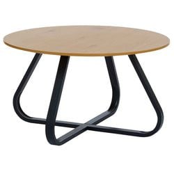 Soffbord Rund 80 cm, Naturlig ek