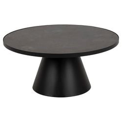 Soffbord Rund 86 cm Svart