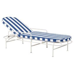 Färg – Soft White/Blue Stripes