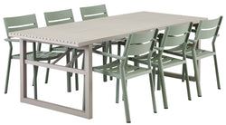 Utföranden – 230x95 cm Khaki ink 6st Delia Karmstolar Dusty Green