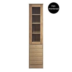 E1 Vitrin Smal med Lådor