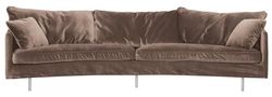Storlek – 4-sits Svängd Soffa Big Cushions