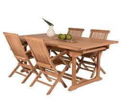 Matgrupp ink 4 st Fällstolar