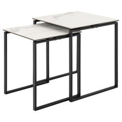 Satsbord 55x50x50 cm Vit Keramik