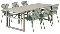 230x95 cm Khaki ink 6st Innes Karmstolar