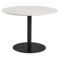 Matbord Rund 105 cm Svart