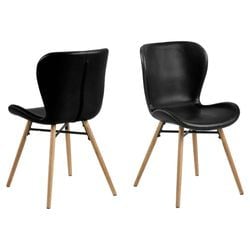 Färg – PU retro Svart/Ek