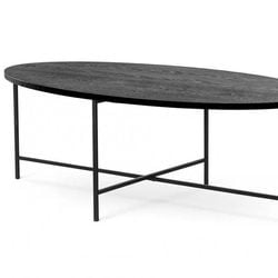 Utföranden – Soffbord 140cm Ellips Svart