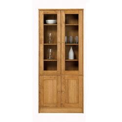 E7 Vitrin Bred med Glasdörrar