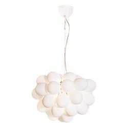 50 cm Taklampa Vit matt