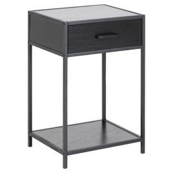 Utföranden – Sängbord 42x35 cm Svart Ask