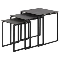 Utförande – Satsbord 55x50x50 cm Svart Keramik
