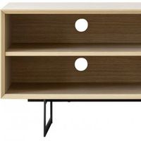 Utförande –  Vision TV-Bänk Vitpigmenterad Ek 120cm