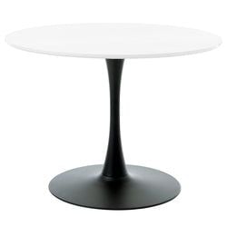 Storlek – Rund 100 cm Matbord Vit