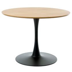 Matbord Rund 100 cm Naturlig ek