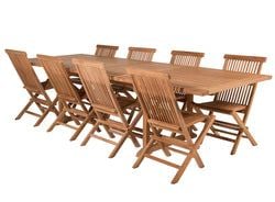 Matgrupp ink 8 st Fällstolar