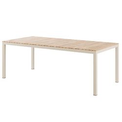 Extreme bord 208x100 cm Sandy Grey/Teak