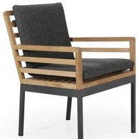 Utförande – Stol Teak/Grå Alu
