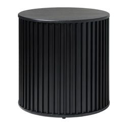 Sidobord Ø60 cm Svart