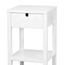 Sängbord Vit