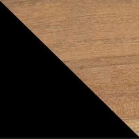 Teak / Svart