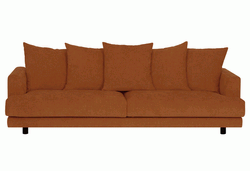 Utförande – 3-sits XL Soffa (Små ryggkuddar)