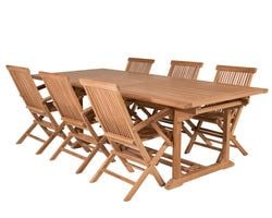 Matgrupp ink 6 st Fällstolar