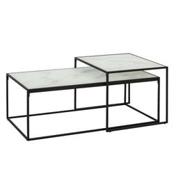 Soffbord 43x100x55 cm Svart