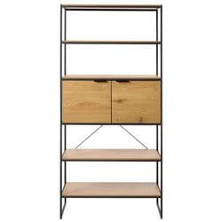 Storlek – Bokhylla 190 cm Naturlig ek