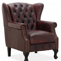  Aberdeen Wingchair Oxblod Läder