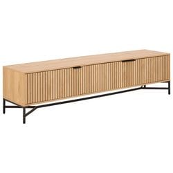 Mediabänk 45x176x40 cm ek