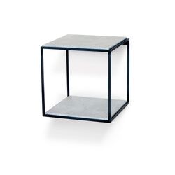 Vägghängt Sängbord 34 x 34 cm Betonglaminat