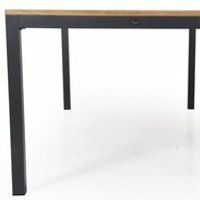 Utförande – Bord 200x100 cm Teak/Grå Alu