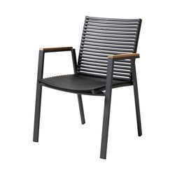 Utföranden – Teak och Antracit Aluminium Smala lameller