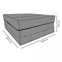 Storlek: – Matgrupp 245x200 cm