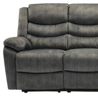 Utförande – Winfield 3-Sits Reclinersoffa Grått Tyg