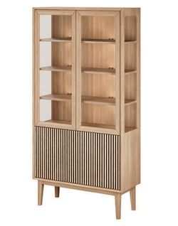 Vitrinskåp glassidor