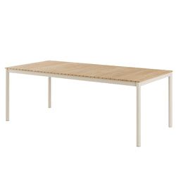 Utförande – Classic bord 208x100 cm Sandy Grey/Teak