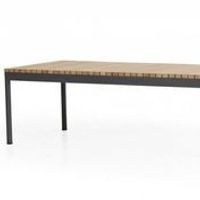 Utförande – Soffbord Teak/Grå Alu