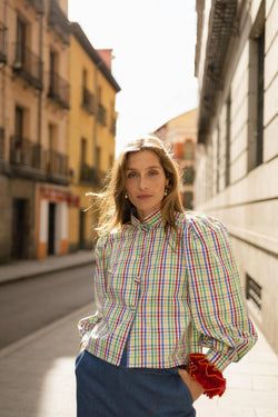 2 of Hearts shirt – Multi Gingham