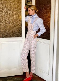 Dodo overalls – floral twill