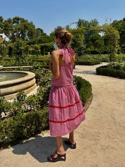 Bianca Top – Red gingham