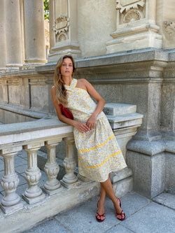 Bianca Top – Floral yellow