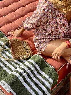 Sandrine Boxer shorts – floral orange