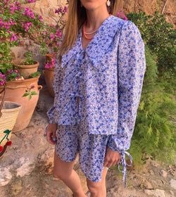sixtine shirt – floral blue