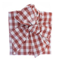 cinnamon gingham